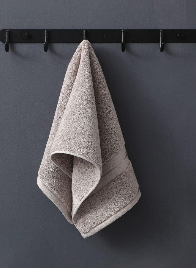 Hanayo 8 Pcs Towel Set Bath Towels Absorbent Quick Dry with Bath Towel Hand Towel Washcloth Cotton Towel Skin-friendly and Soft Towels Set for Hotel Bathroom(Khaki) - Image 5