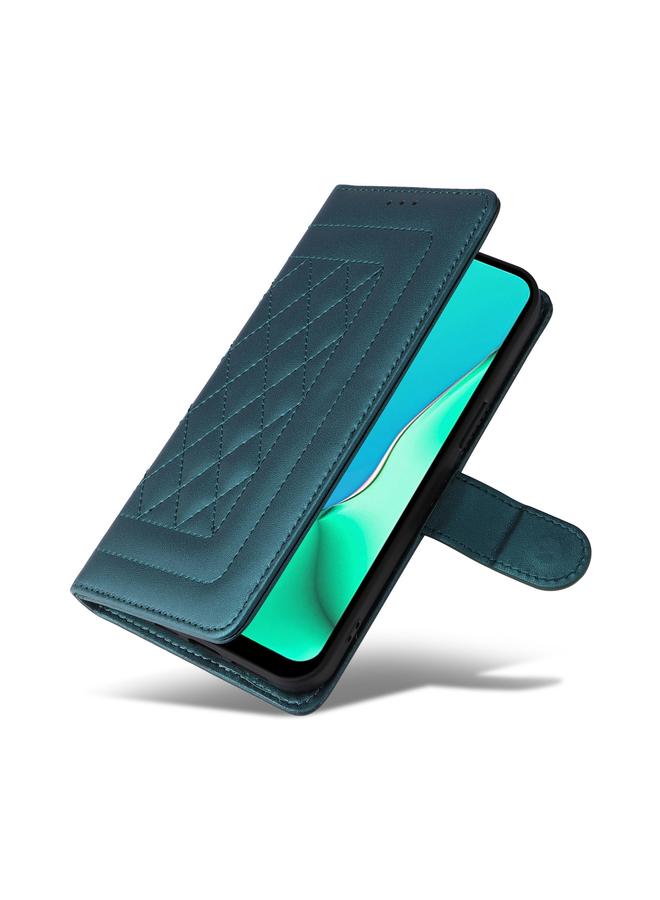 اس-توب جراب هاتف OPPO A9 / A5 2020 جراب هاتف جلدي شبكي ماسي قابل للطي - Image 5