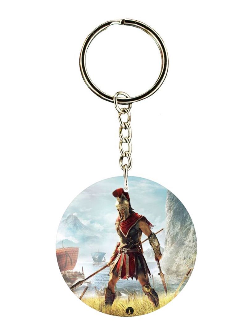 Double Sided Assassin's Creed Printed Keychain