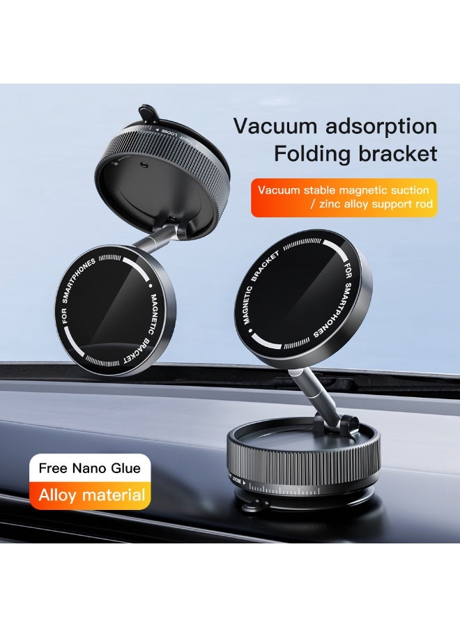 car phone holder, car phone mount, car phone stand suction with magnetic, flexible phone mount for all smartphones  - Image 2