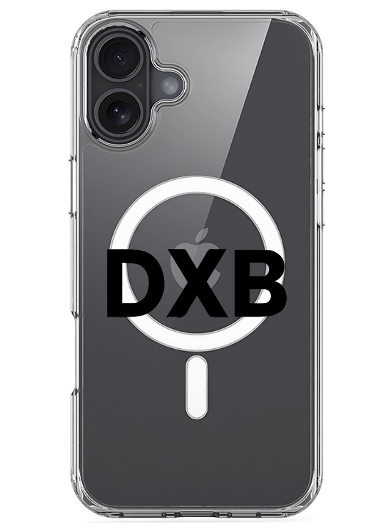 Theodor Magnetic Case for Apple iPhone 17 Compatible with MagSafe Wireless Charging, Shockproof Phone Bumper Cover - DXB - Black - Image 1