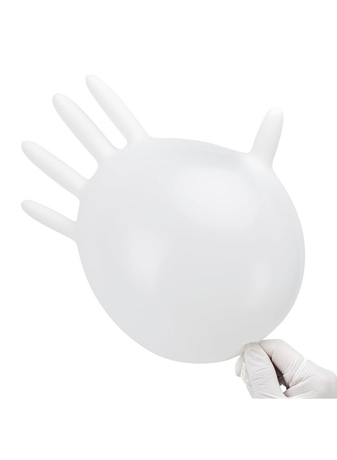 general Disposable Gloves L, Food Safe，Latex-Free and Powder-Free Clear Nitrile Gloves for Cooking, Food Prep, Household Cleaning,100 Counts - Image 3