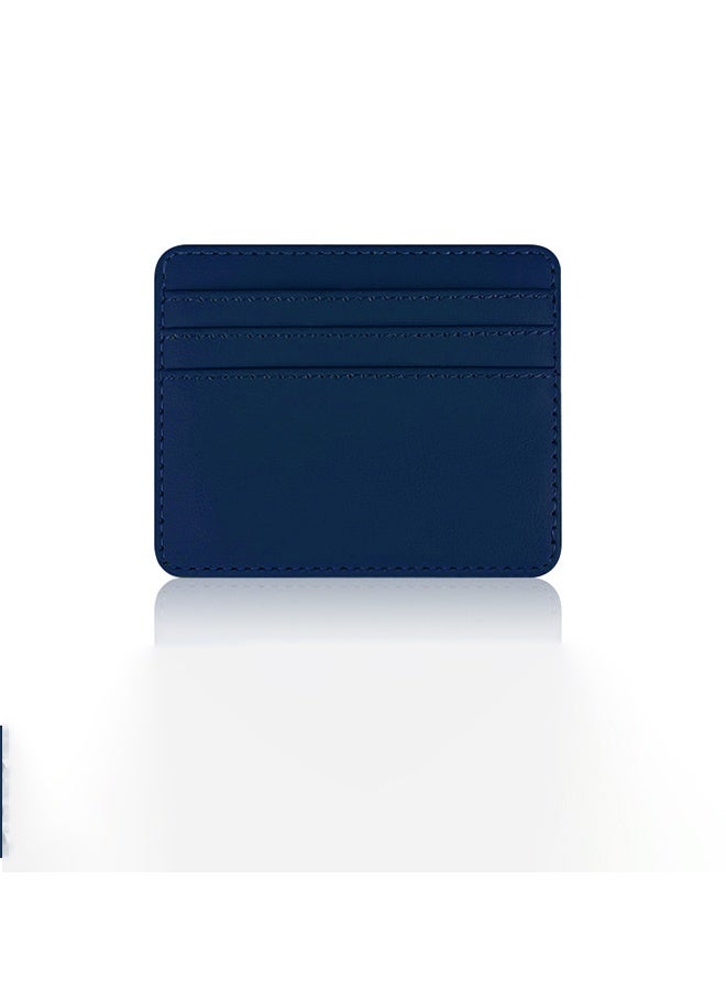 محفظة بطاقات عمل جلدية متعددة الوظائف لحفظ البطاقات المصرفية