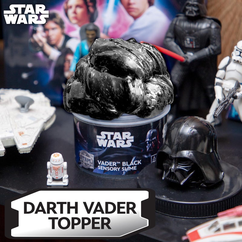 STAR WARS Vader Black Slime, 8 oz Galaxy Slime, Pre-Made Darth Vader Slime, Party Favors for Kids, Perfect for Goodie Bags, Desk Toys, Star Wars Merch, Star Wars Toys, Gifts for 6 Year Old Boys - Image 3