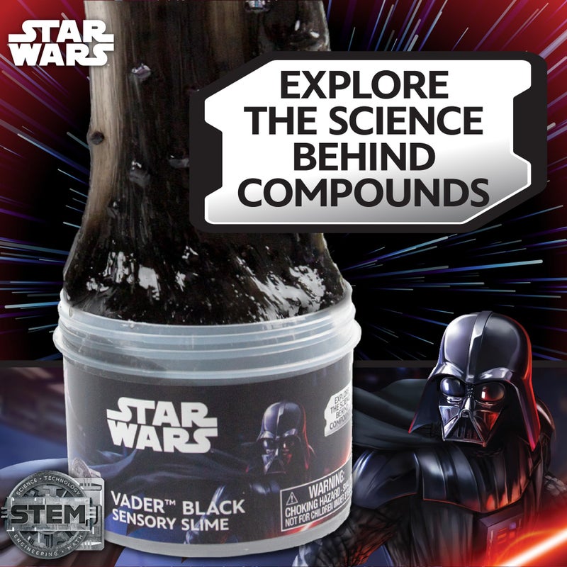 STAR WARS Vader Black Slime, 8 oz Galaxy Slime, Pre-Made Darth Vader Slime, Party Favors for Kids, Perfect for Goodie Bags, Desk Toys, Star Wars Merch, Star Wars Toys, Gifts for 6 Year Old Boys - Image 4