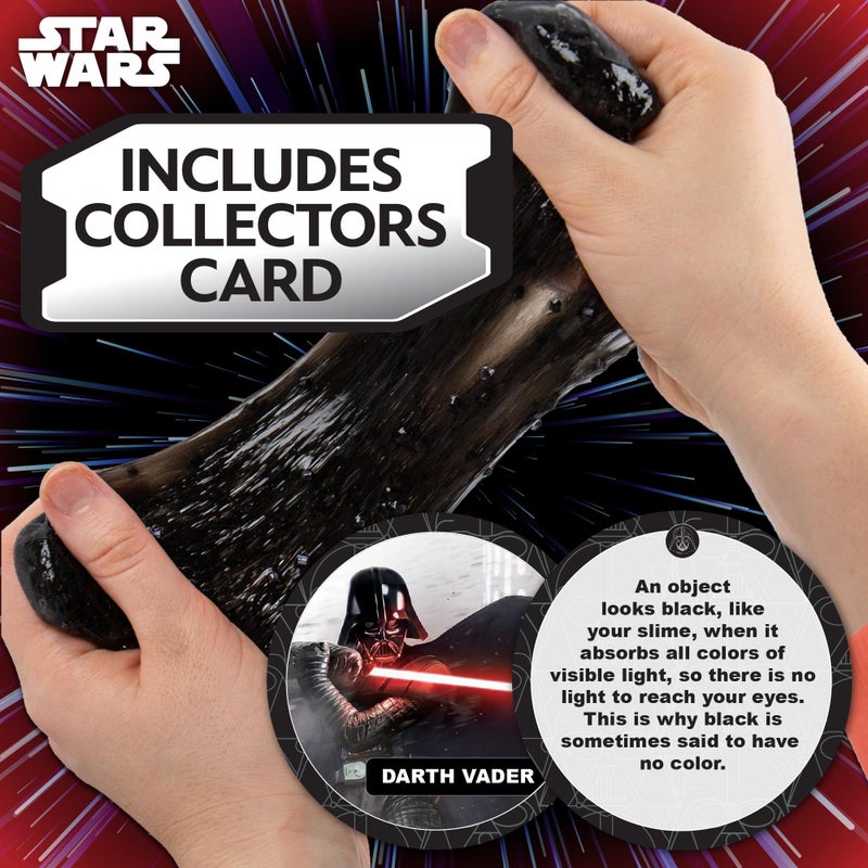 STAR WARS Vader Black Slime, 8 oz Galaxy Slime, Pre-Made Darth Vader Slime, Party Favors for Kids, Perfect for Goodie Bags, Desk Toys, Star Wars Merch, Star Wars Toys, Gifts for 6 Year Old Boys - Image 5