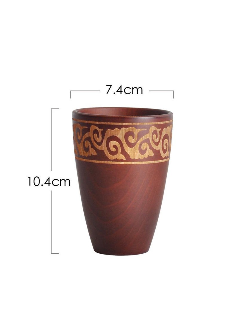 general 5-Piece Wooden Bowl Wooden Milk Tea Bowl  - Image 3