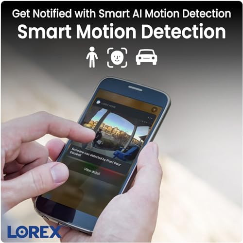 Lorex Fusion 4K Security Camera System w/ 2TB NVR - 8 Channel PoE Wired Home Security System w/ 4 Metal Cameras - Motion Detection, Two-Way Audio, Color Night Vision, Weatherproof Surveillance - Image 5
