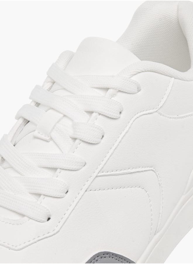 LBL by Shoexpress Men's Panelled Sneakers with Lace-Up Closure  - Image 4