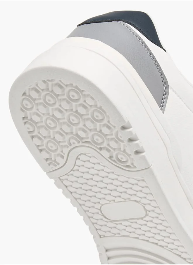 ال بي ال من شو اكسبرس Men's Panelled Sneakers with Lace-Up Closure