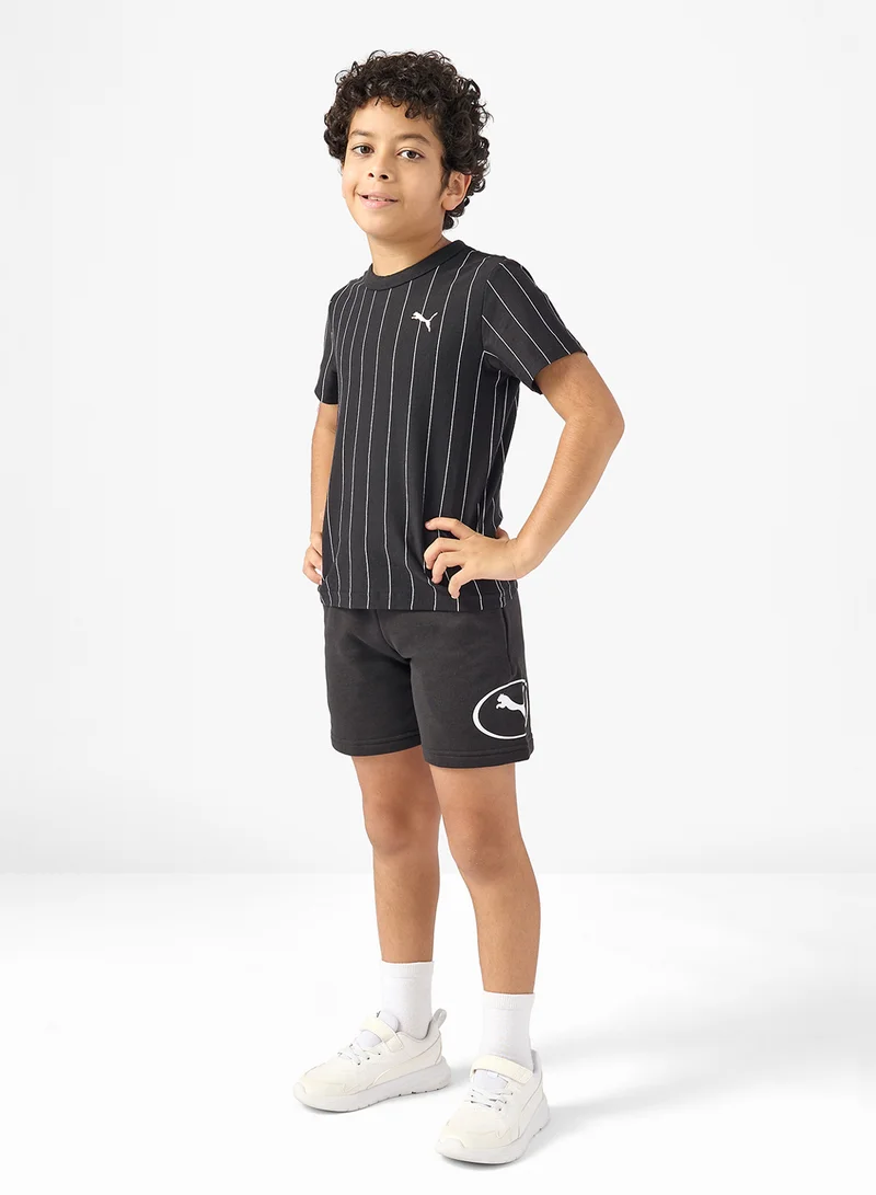 PUMA Kids Classic Striped T-Shirt
