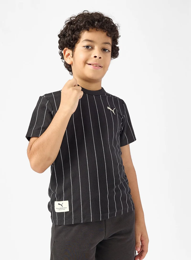PUMA Kids Classic Striped T-Shirt