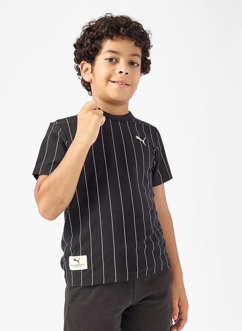 PUMA Kids Classic Striped T-Shirt - Image 1