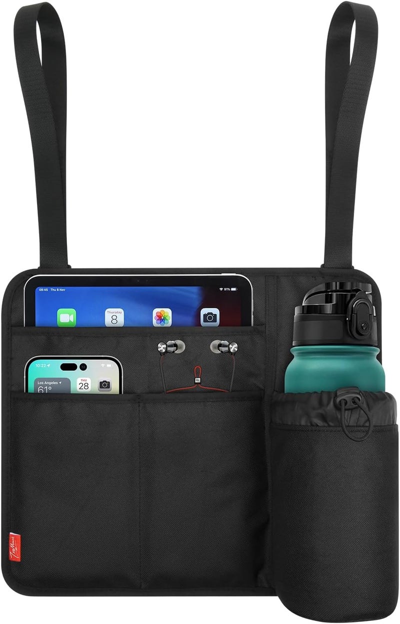 Homakover Airplane Seat Back Organizer & Storage - Black - Image 2