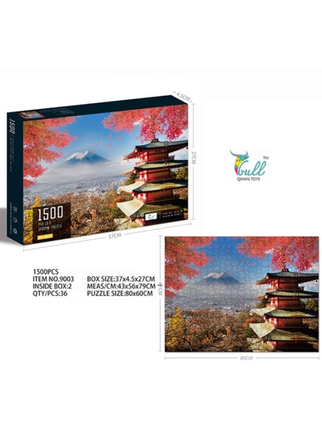 عرض ساخن 1500 قطعة من لعبة ألغاز لندن بريدج الشهيرة عالميًا، ألغاز طائرة لتخفيف الضغط-اللون: 9007 - Image 4