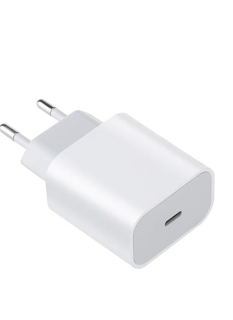 20W USB-C Power Adapter 2PIN (EU) PLUG white