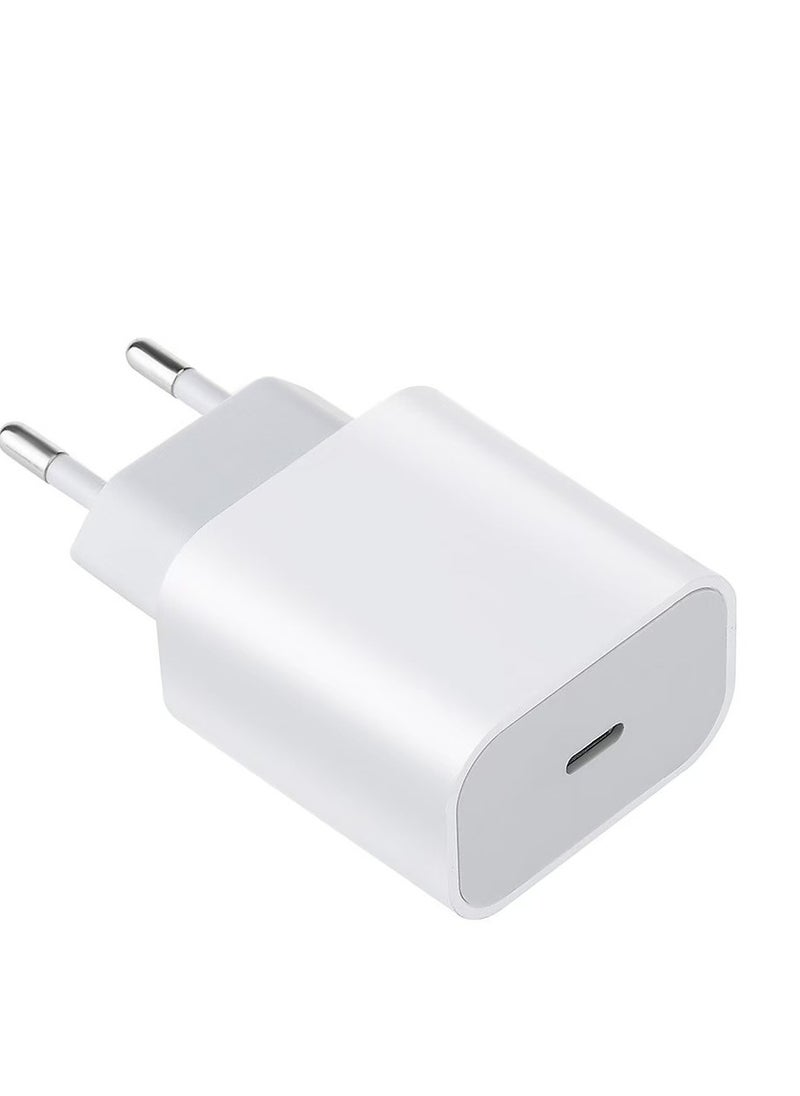 oem 20W USB-C Power Adapter 2PIN (EU) PLUG white 