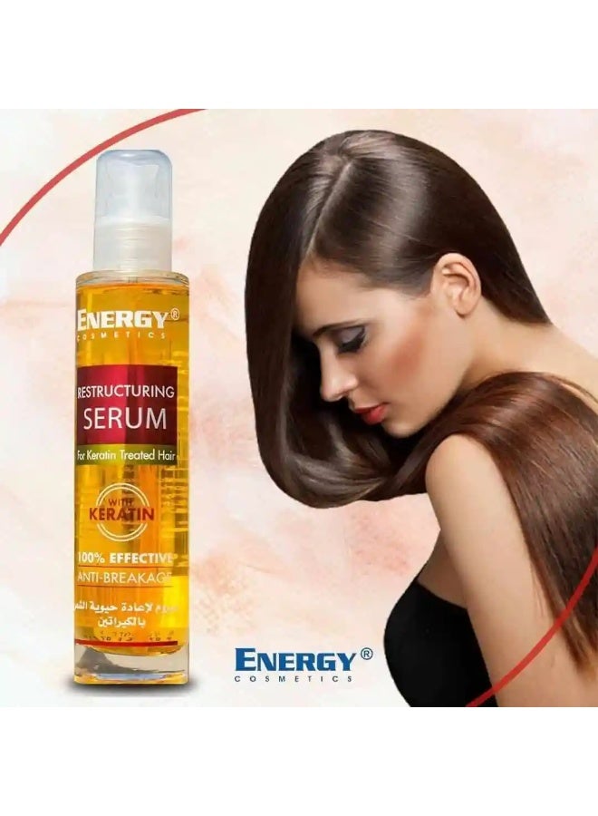 ENERGY COSMETICS Cosmetics Restructuring Serum for Keratin Treated Hair  60ml - Image 3