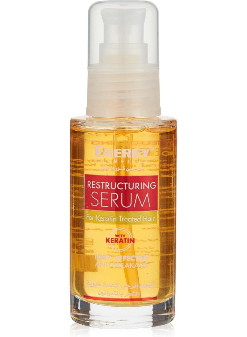 ENERGY COSMETICS Cosmetics Restructuring Serum for Keratin Treated Hair  60ml - Image 1
