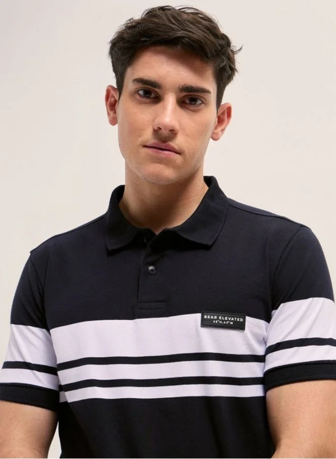 THE BEAR HOUSE  Men's Polo Shirt for Casual & Semi-Formal Wear | Classic Collar Neck T-Shirt | Comfortable, Stylish & Versatile for Office, Travel, Outings & Everyday Use for Men | Best Price UAE