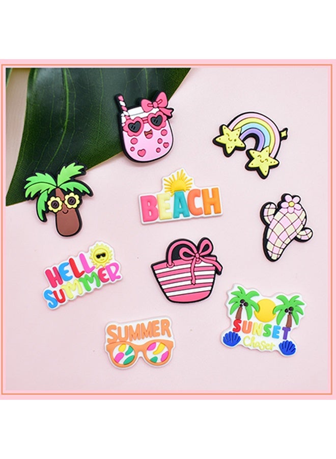 25PCS Cute Summer Shoe Charms for Croc Charms, Cartoon PVC Shoe Charms Decoration for Kids Boys Girls Men Women Party Birthday Gifts Clog Decoration Cartoon Anime Charms Shoe Accessories - Image 3