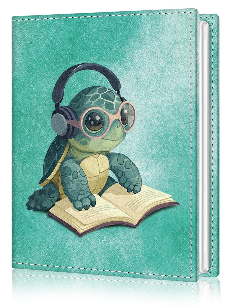 Lebrocoli Photo Album 4x6 56 Pockets Small Picture Book Sea Turtle Personalized Large Capacity Mini PU Leather Picture Album Gift for Family Graduation Wedding Travel