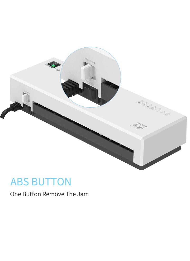 OSMILE - OSMILE Desktop Laminator Machine Set A4 Size Hot and Cold Lamination 2 Roller System 9 inches Max WidthSL266 - Image 1