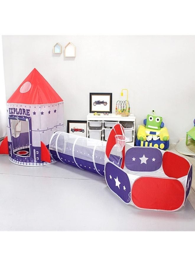 Tunnel & Ball Pit with Basketball Hoop Toys - Image 5