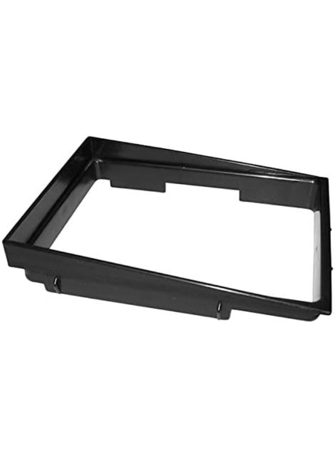 APDTY 109260 Transmission Gearshift Shift Shifter Boot Retainer Black Plastic Floor Bezel Fits 1984-1994 Jeep Cherokee 1997-2004 Jeep Wrangler - Image 1