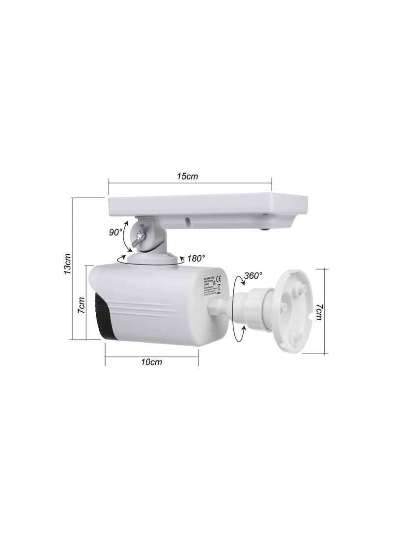 Generic - Dummy Surveillance Device with LED Light – PIR Motion Detector – Solar Powered – IP66 Waterproof – Suitable for Outdoor Use - Image 1