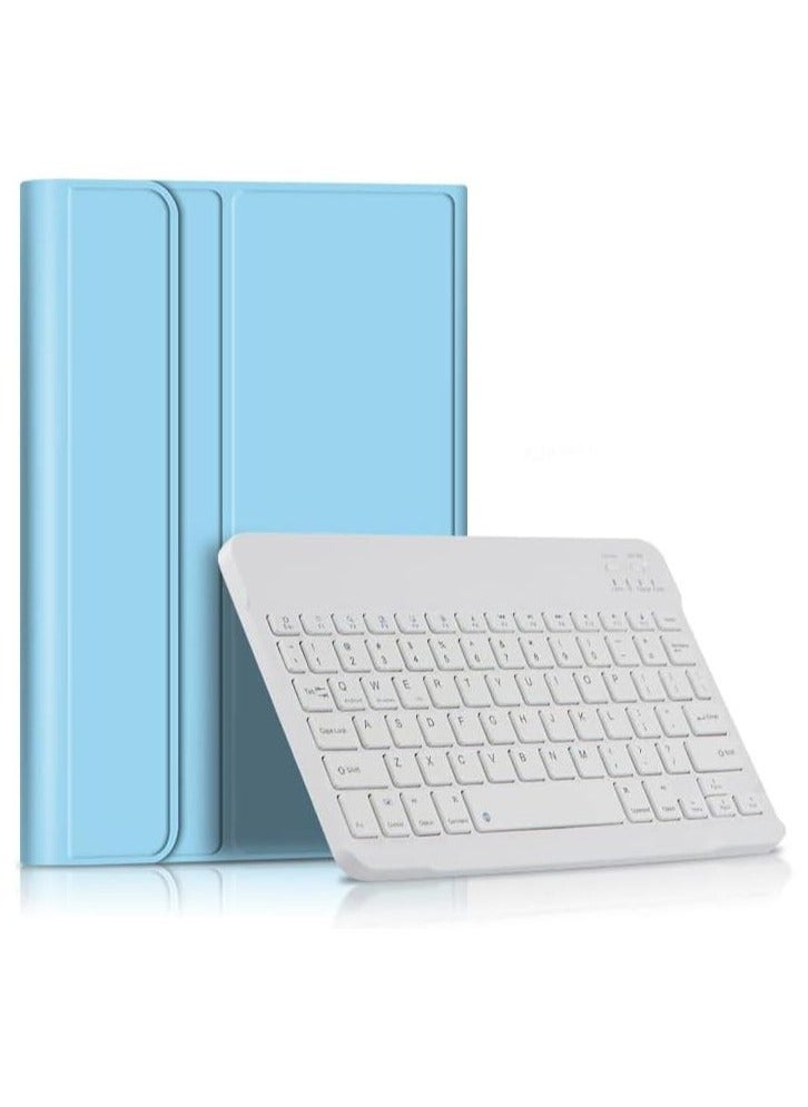 Generic - New Tablet Keyboard Case Compatible with Xiaomi Redmi Pad Case 10.61 inch 2022,Magnetic Case for Redmi Pad Keyboard Cover Stand Funda (sky key case) - Image 1