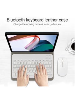 Generic New Tablet Keyboard Case Compatible with Xiaomi Redmi Pad Case 10.61 inch 2022,Magnetic Case for Redmi Pad Keyboard Cover Stand Funda (sky key case)  - Image 5