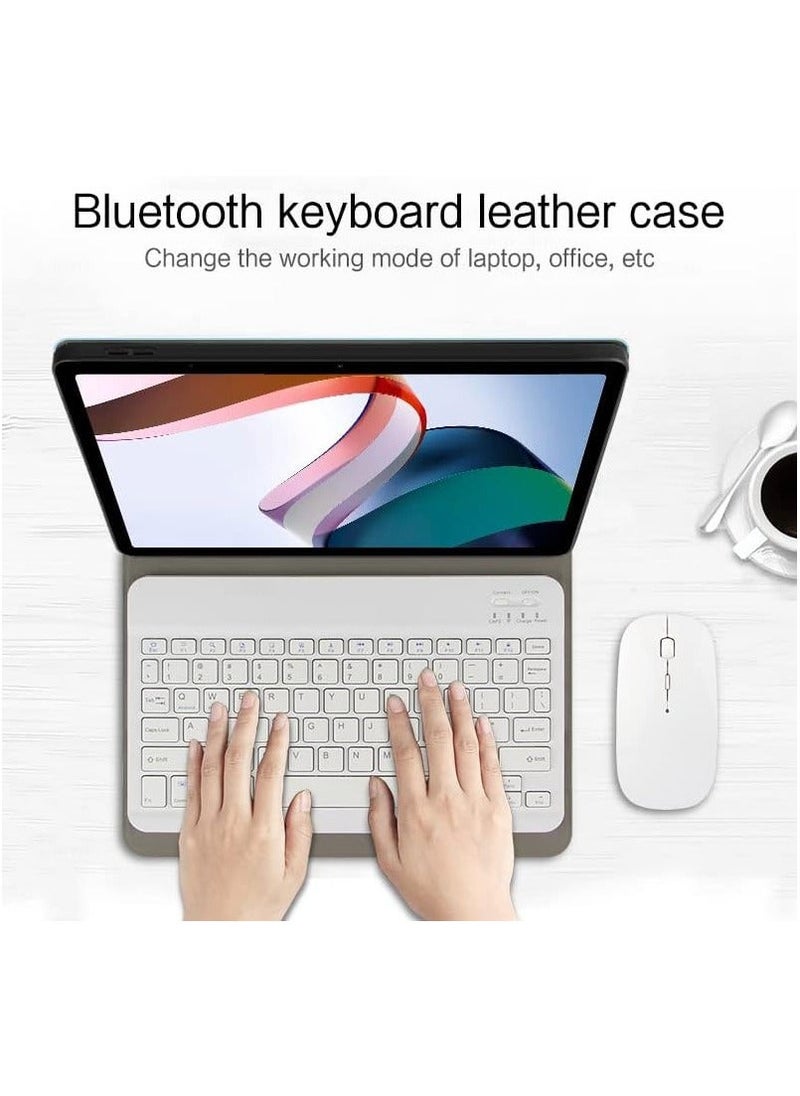 Generic - New Tablet Keyboard Case Compatible with Xiaomi Redmi Pad Case 10.61 inch 2022,Magnetic Case for Redmi Pad Keyboard Cover Stand Funda (sky key case) - Image 1