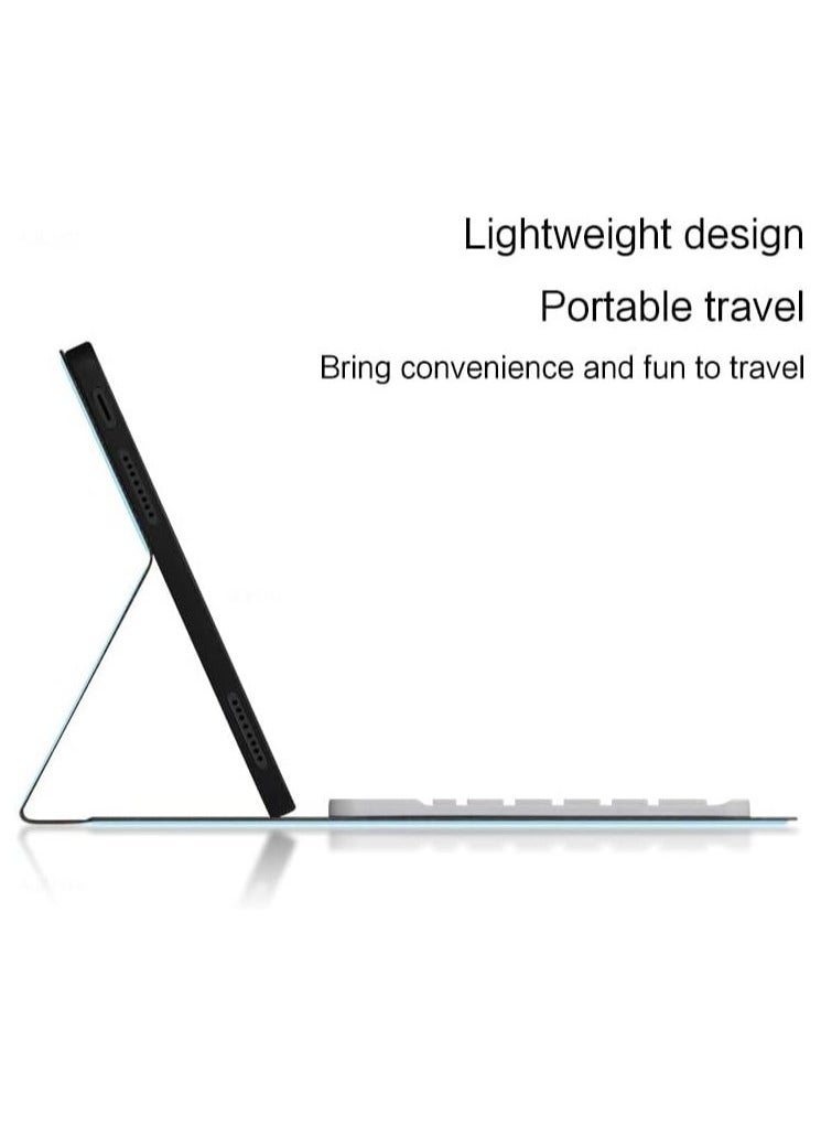 Generic - New Tablet Keyboard Case Compatible with Xiaomi Redmi Pad Case 10.61 inch 2022,Magnetic Case for Redmi Pad Keyboard Cover Stand Funda (sky key case) - Image 1