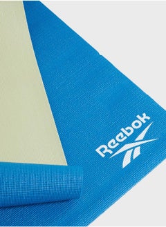 Reebok DOUBLE SIDED 6MM YOGA MAT - BLUE  - Image 2