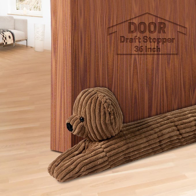 36 INCH UNDER DOOR STOPPER DECORATIVE DOOR NOISE BLOCKER WEIGHTED 32 POUNDS ANIMAL AIR DRAFT STOPPER SOUNDPROOF ENERGY SAVER FOR DOOR WINDOW
