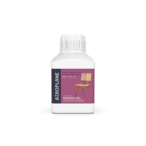 AEROPLANE - Danish Oil - Unique Linseed Oil Blend for Wood Finishing & Restoration - Natural Finish | 250 ML - Image 1
