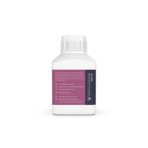 AEROPLANE - Danish Oil - Unique Linseed Oil Blend for Wood Finishing & Restoration - Natural Finish | 250 ML - Image 4