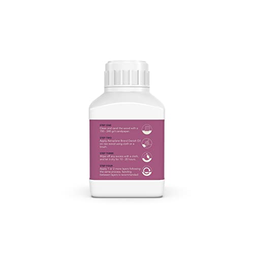 AEROPLANE - Danish Oil - Unique Linseed Oil Blend for Wood Finishing & Restoration - Natural Finish | 250 ML - Image 3
