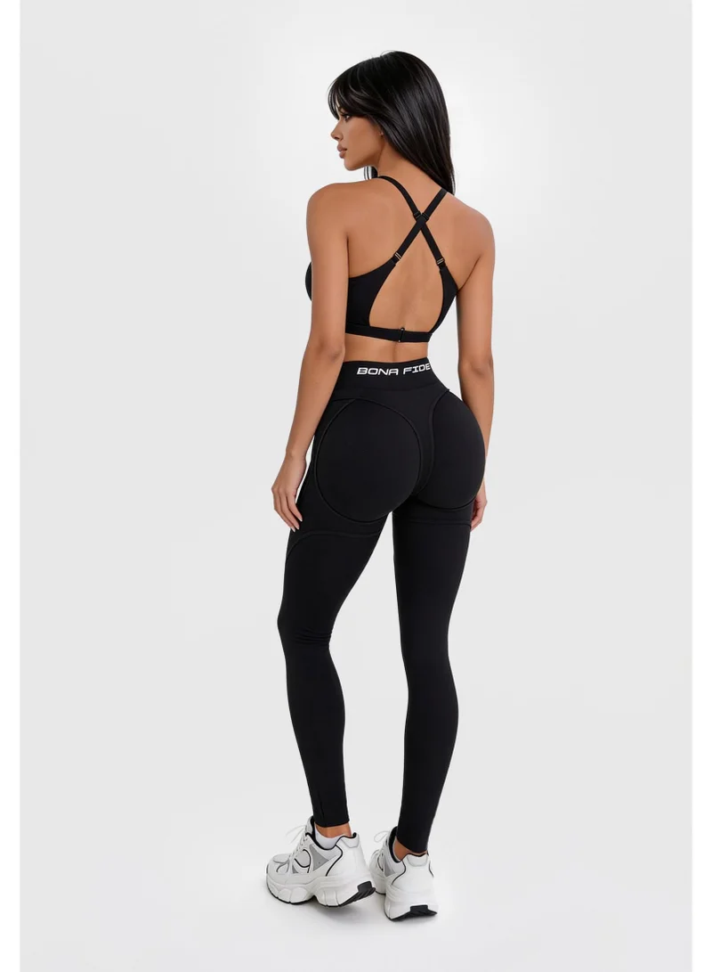 Bona Fide Bona Fide: Top Support "Black" Support Sports Bra for Women for Women | Best Price UAE