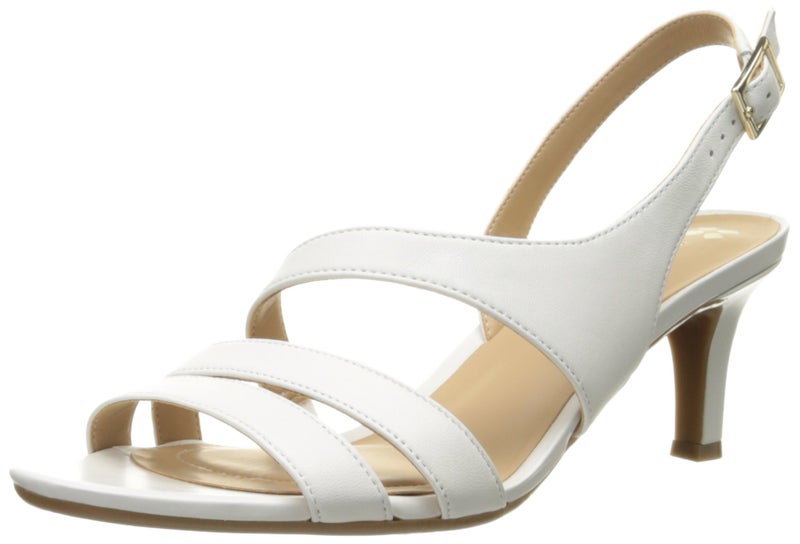 Naturalizer womens Taimi platforms sandals, White, 9.5 US - Image 2
