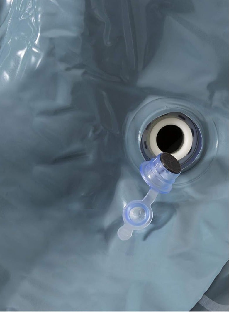 بست واي كرسي هوائي قابل للنفخ، وسادة واقفة، للاستخدام الداخلي والخارجي، مناسب للأطفال والكبار، مقاس 112×112×66 سم (75052) (أزرق) - Image 5