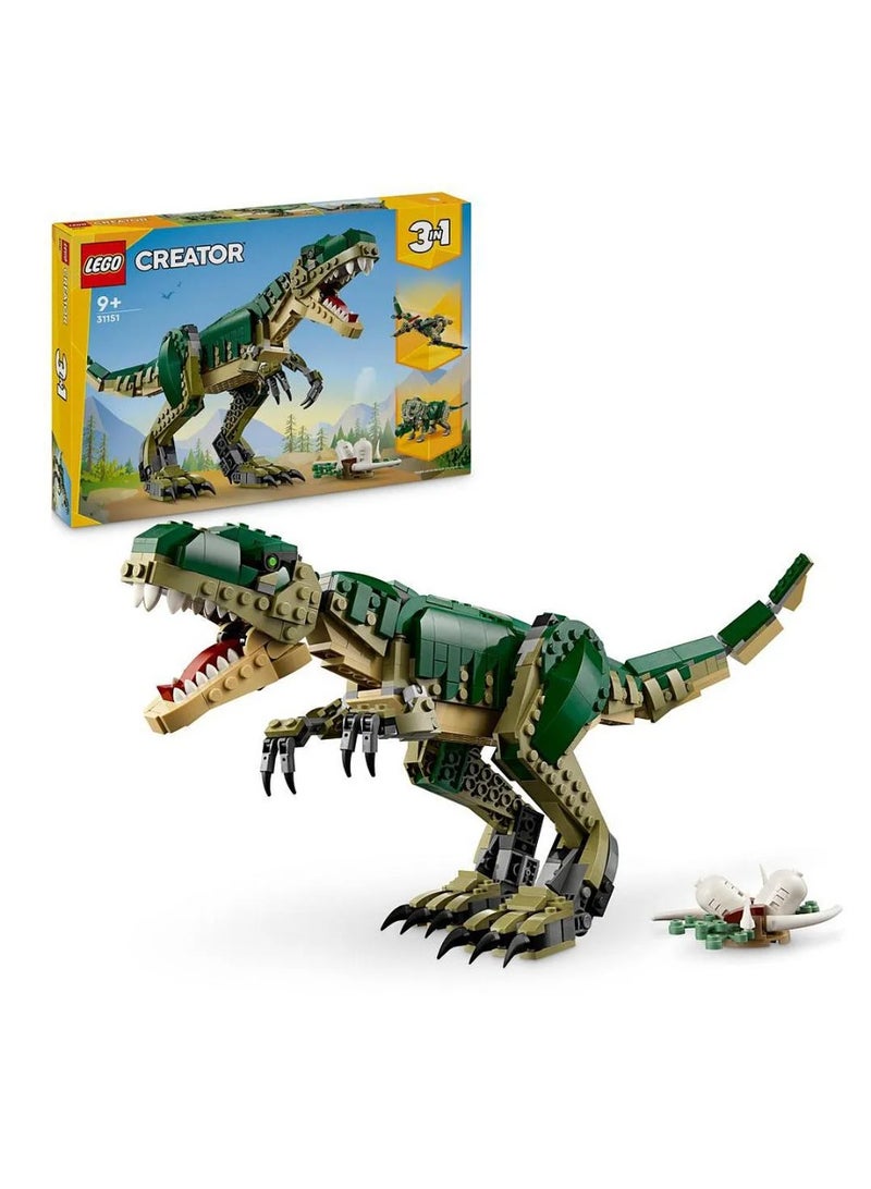 LEGO Creator 3 in 1 T. Rex 31151 - 626 Pieces - Image 1