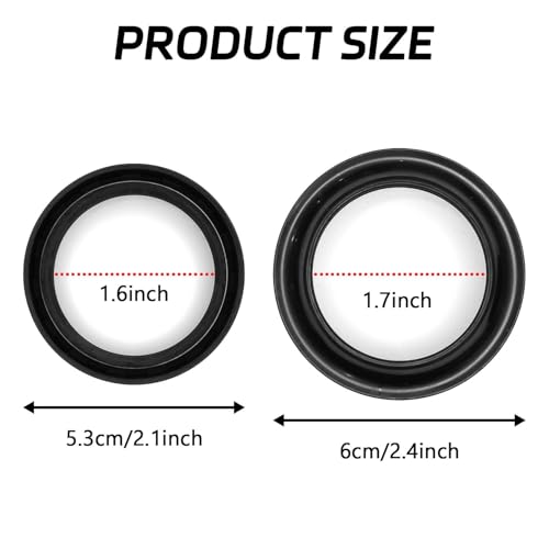 HHZL Fork Seals Dust Seal Kit for Honda, Motorcycle Front Fork Oil Seals Dust Seal Wiper Replace Kit for Honda Shadow VLX 600 VT600 1988-2008 Nighthawk 700S CB700SC 1984-1986, Engine Accessories(4PCS) - Image 2
