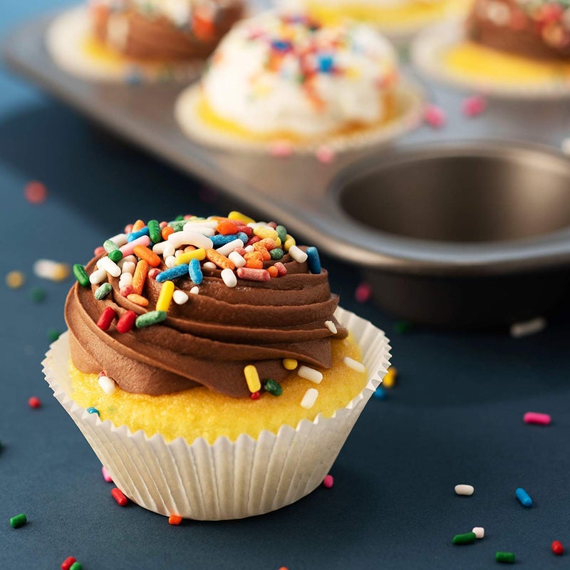 IVAR Muffin Cup Cake Tray for 6 Muffins Bakeware Baking in Microwave Oven 6 Cavity Grid Mould Non Stick Bakeware Cake Easy to Clean - Image 5