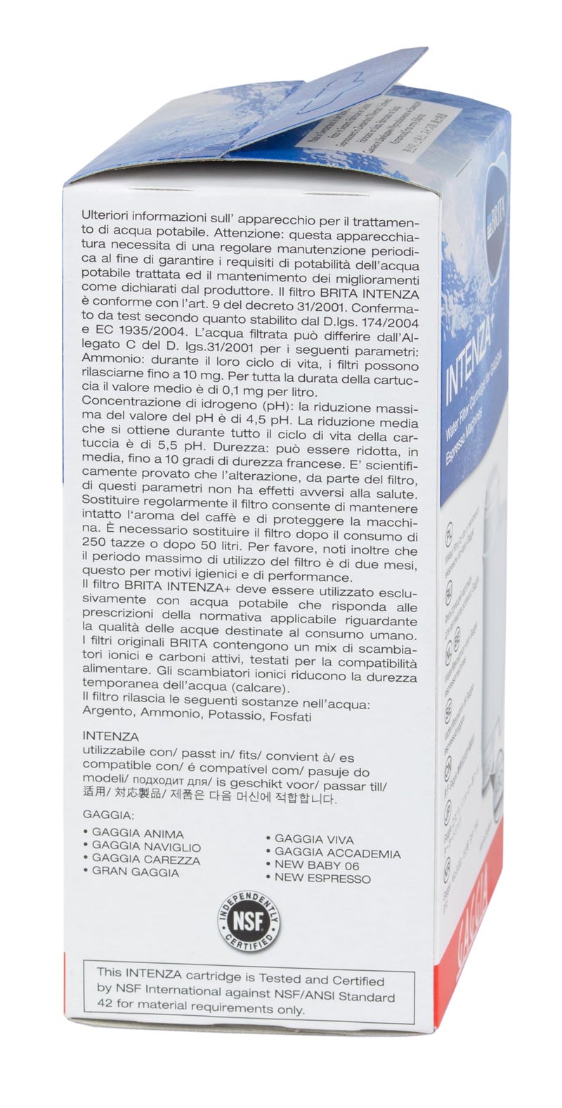 GAGGIA فلتر مياه إنتنزا لآلات الإسبريسو غاجيا - عبوة مزدوجة - Image 5