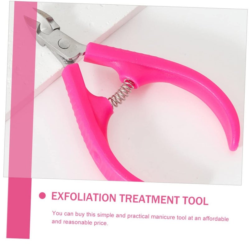 2Pcs Stainless Steel Cuticle Remover Set Manicure Pedicure Nail Groove Nipper - Image 3