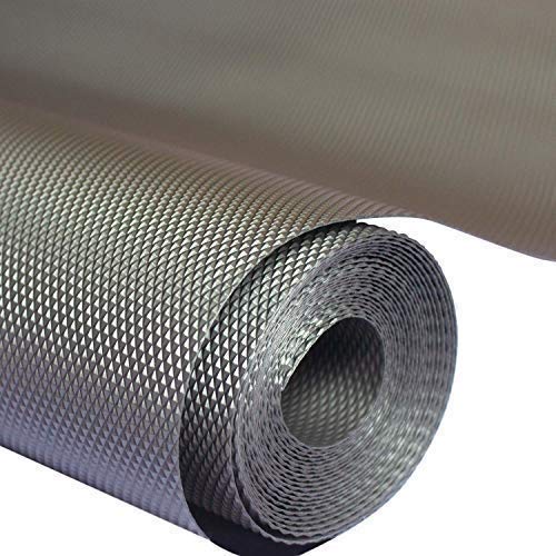 RangTeq Multipurpose Useful Anti Slip Grip Mat Non Slip Liner Skid Resistant Mat for FridgeKitchenDrawerTableRefrigeratorBathroomBook Shelf Grey 60 cm X 500 cm 5 Meter Roll - Image 1