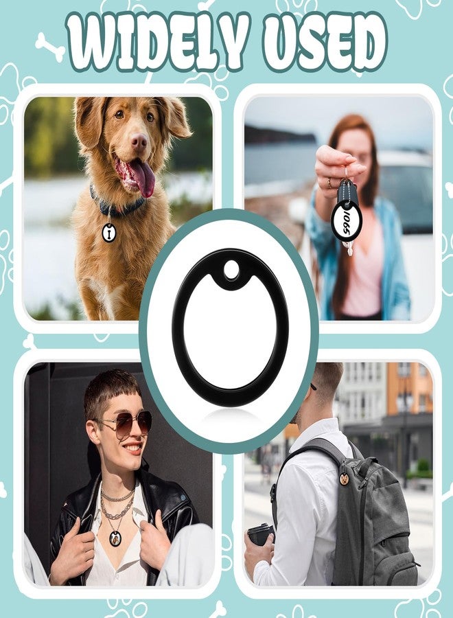 simarro 10-Pack Dog Tag Silencer, Black Dog Tag Silencer, Silicone Rubber ID Protector with Two Chains, Suitable for Authentic ID Tags Rubber Can Reduce Noise and Protect The Tags - Image 5
