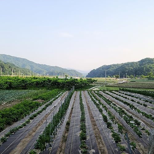 KANAGAWA 3oz Heavy Duty 4t x 100ft Weed Barrier Fabric Professional Woven Landscape Ground Cover with 30 Landscape Staples, Landscape Fabric Density for Driveway Garden Yard Greenhouse Gardening - Image 5